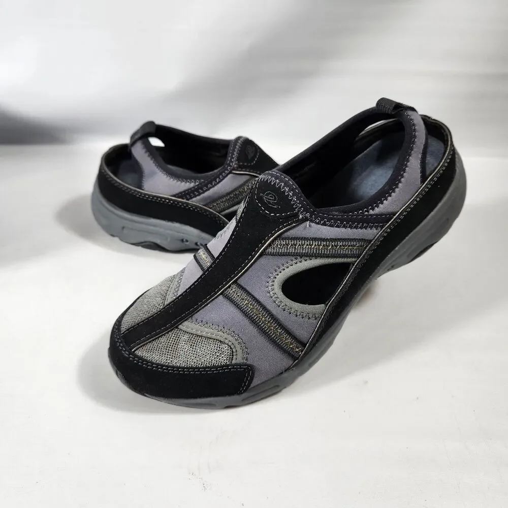 Easy Spirit Womens Arbitrary Walking Active Slingback Shoes Size 7.5 Gray NEW